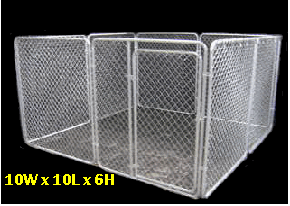 chain link dog kennel panels